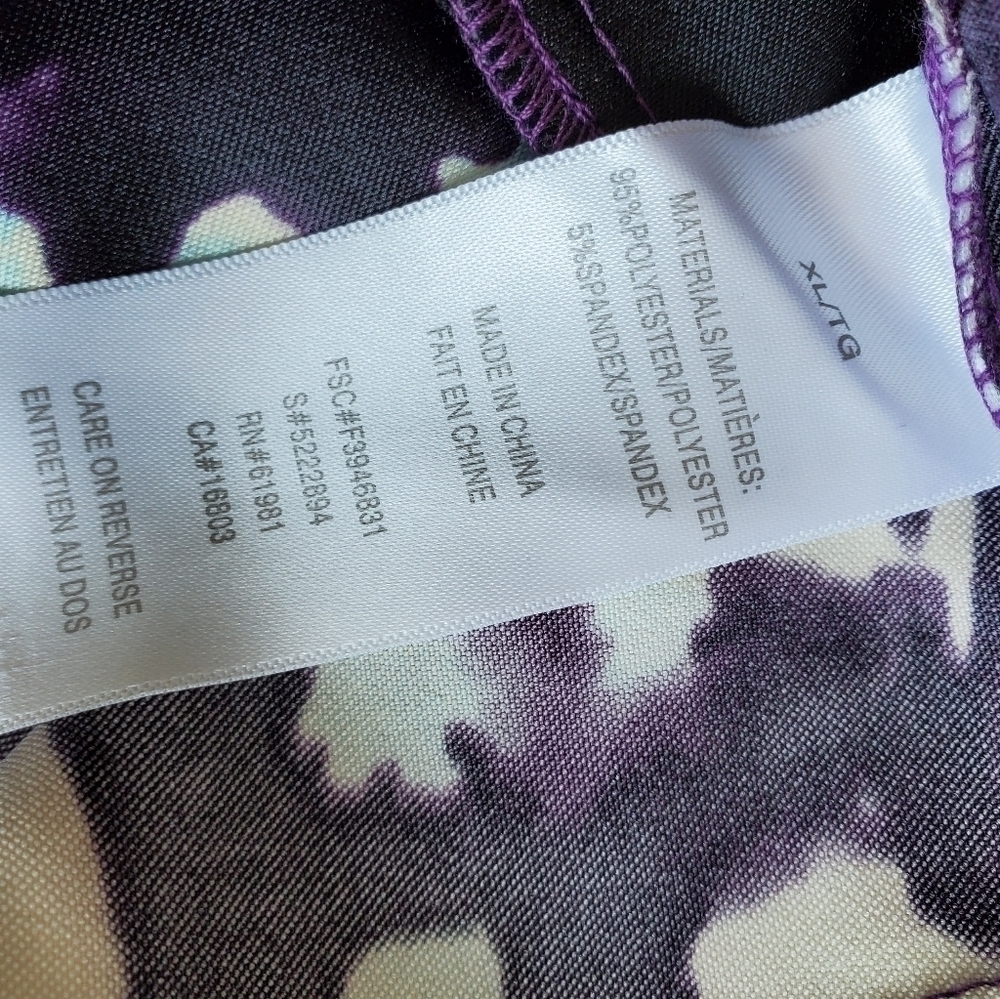 NWOT cute watercolors print dress W/ Shorts   S/XL - Picture 3 of 8